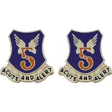 5th Aviation Battalion Unit Crest (Acute and Alert)